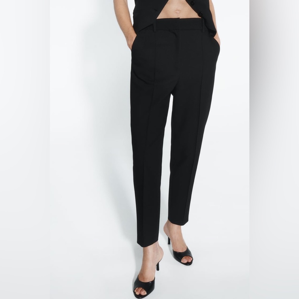 Zara high-waisted slim pants
